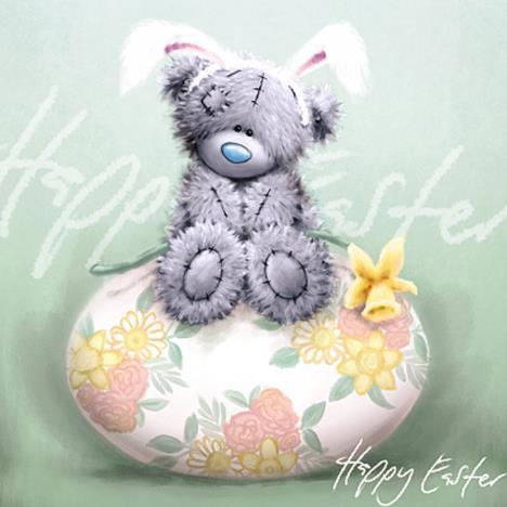 Tatty Teddy On Egg Softly Draw Me to You Bear Easter Card £1.49
